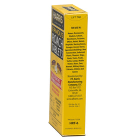 EPA-registered HARRIS roach tablets label for safety and proper use.