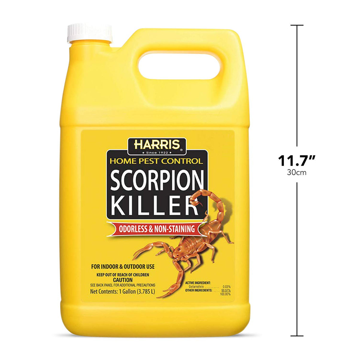 HARRIS Scorpion Killer drying action indicating kill after drying