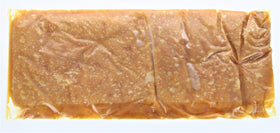 Harvest Lane Honey PPBB-102 pollen pattie on a hive frame demonstrates simple spring feeding.
