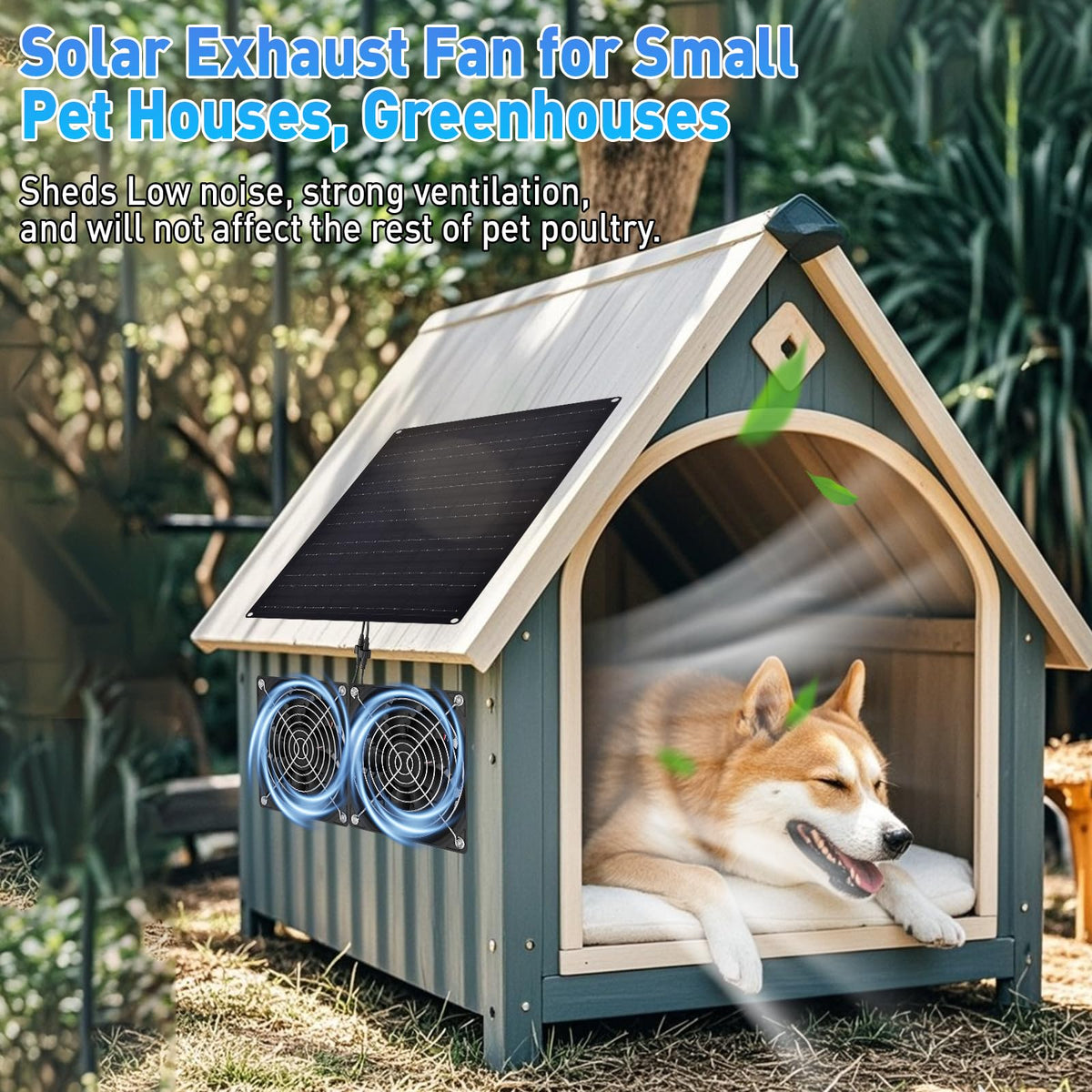 HASDSAGY dog house ventilation for outdoor comfort