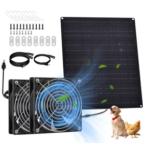 HASDSAGY solar coop fan installation kit for quick setup