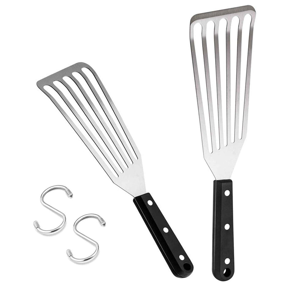 HaSteeL 12.5-inch fish spatula with slotted blade for easy lifting