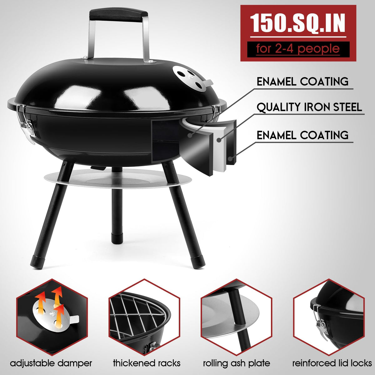 HaSteeL chrome-plated grill grate safe for direct contact with food