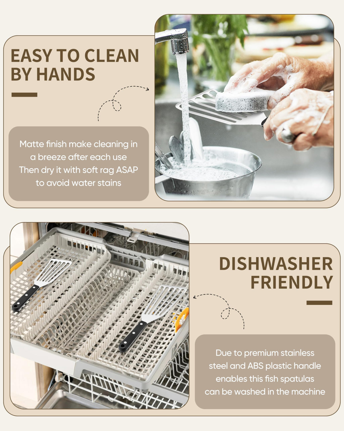 HaSteeL dishwasher-safe for quick cleanup