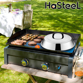 HaSteeL cheese melting dome package includes a small screwdriver.