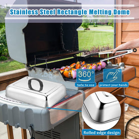 HaSteeL 4-inch heat-resistant handle stays cool during use