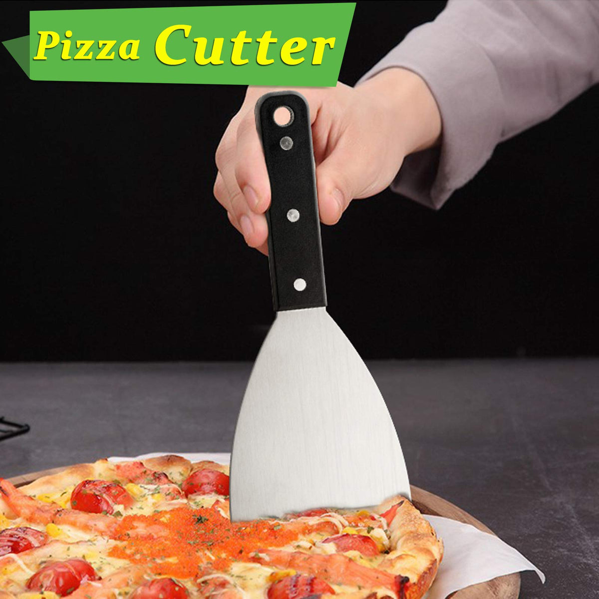 HaSteeL Griddle Scraper dishwasher-safe finish makes cleanup easy.