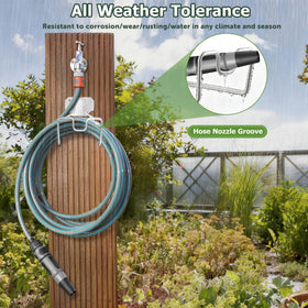 HaSteeL horizontal back-mounted plate distributes weight evenly for durability.
