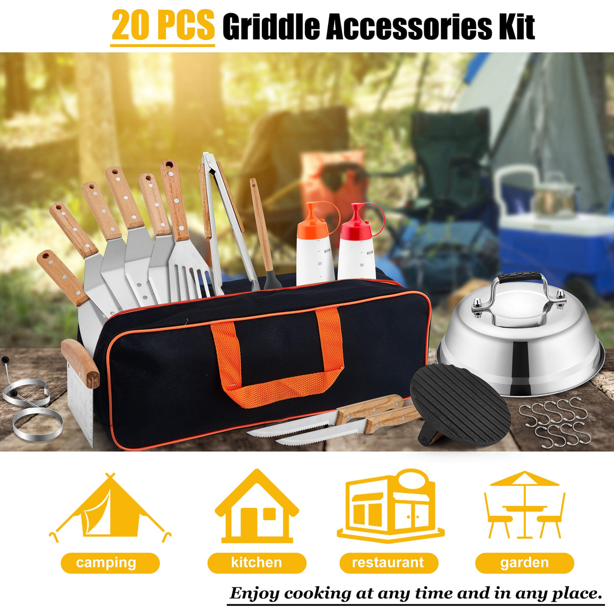 HaSteeL portable storage bag to carry the full kit anywhere.