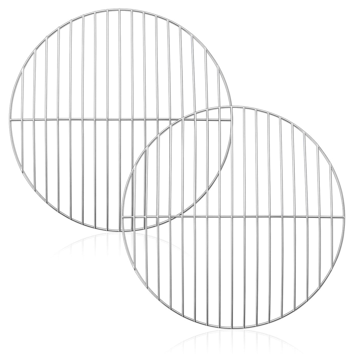 HaSteeL round grate for small grill with durable fit and rust resistance.