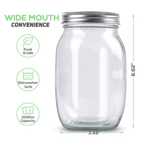 Haswe stainless steel stand keeps jars steady during sprouts.