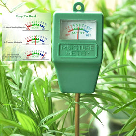Hathdia sensor probe inserted into soil for moisture checks