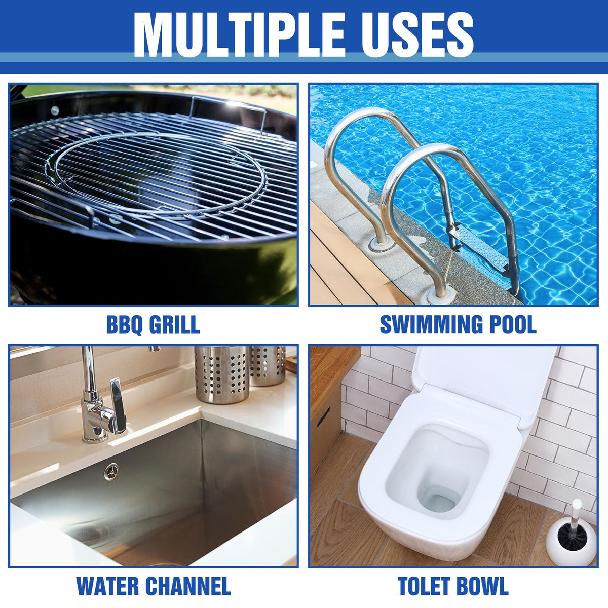 Hatoku 4-pack ensures quick grease, stain, and residue removal across surfaces.