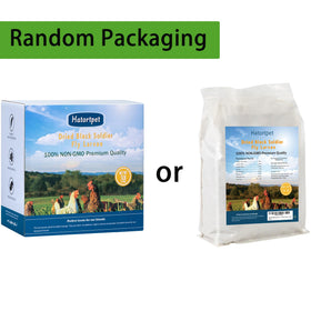 Hatortpet larvae storage bag highlighting long shelf life.