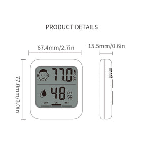 HATUSOKU comfort face display indicates conditions at a glance