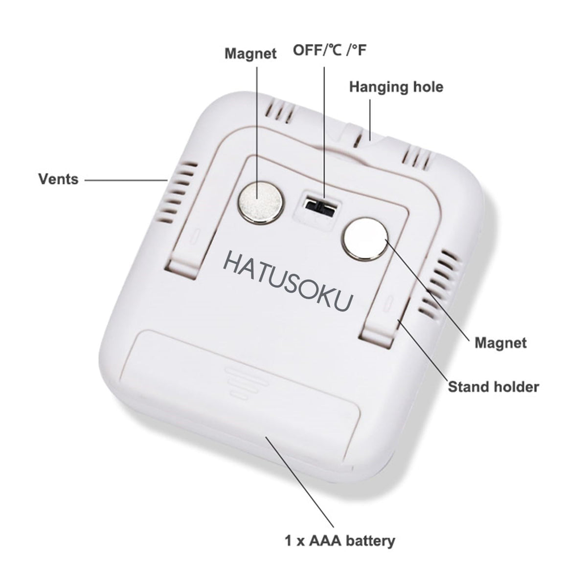 HATUSOKU compact white body blends with interiors