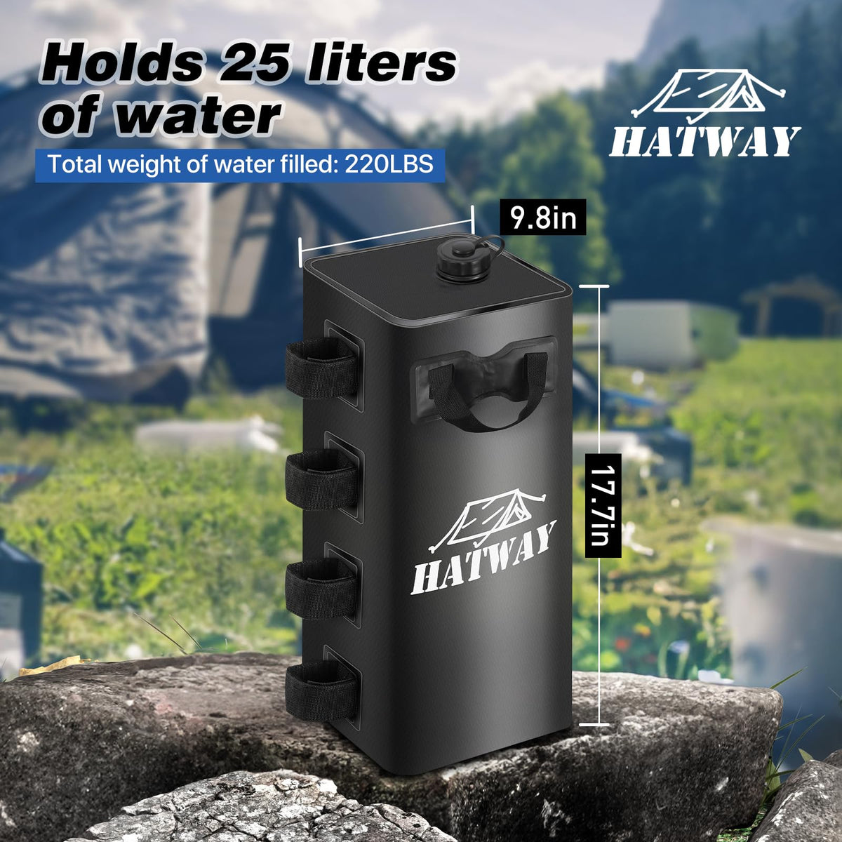 Hatway 500D PVC water weight bags resist leaks for long-lasting use.