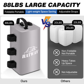 Hatway 500D PVC bags feature leak-proof gaskets for long-lasting use.