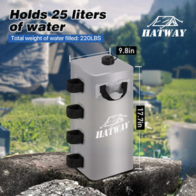 Hatway 500D PVC water weight construction resists tearing and fading outdoors.