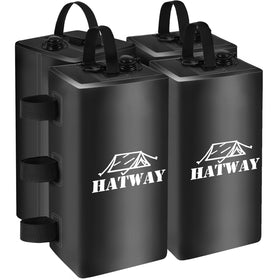 Hatway Canopy Weights: four bags ready to stabilize a pop-up canopy against wind.