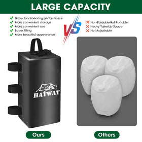 Hatway 500D PVC construction for durable, weather-resistant weights.