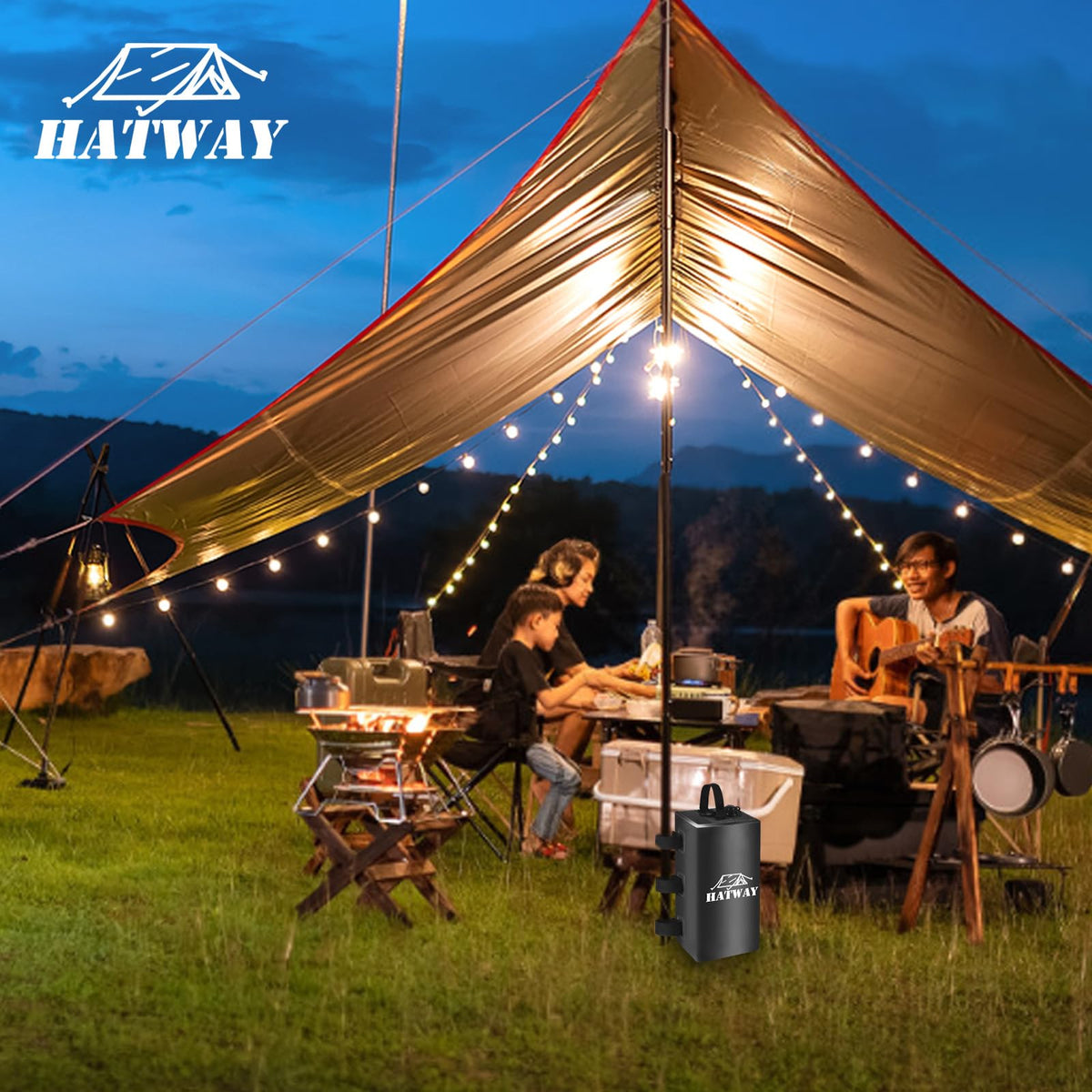 Hatway weights with six O-ring gaskets to reduce leakage.
