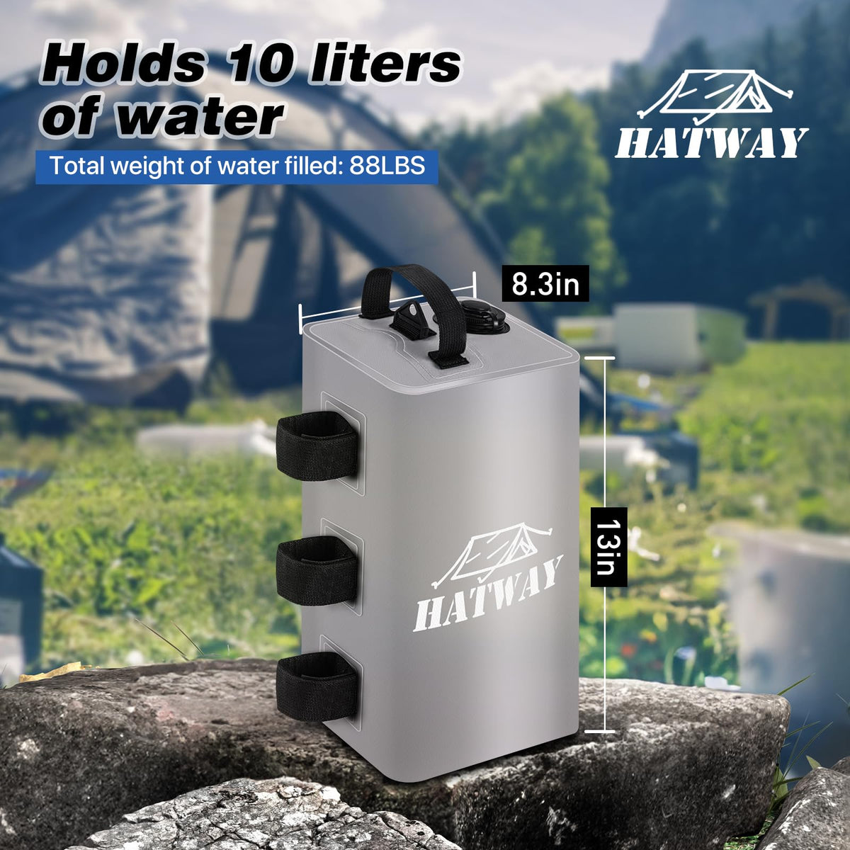 Hatway square-design weight bag offers stronger support and easier packing.