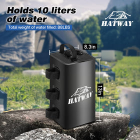 Hatway square-design water bags show compact, easy folding stability.