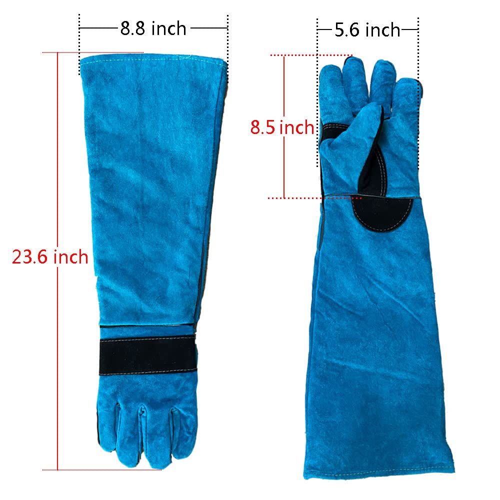Kevlar palm and back reinforcement for bite and scratch resistance