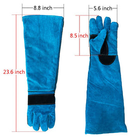 Kevlar palm and back reinforcement for bite and scratch resistance