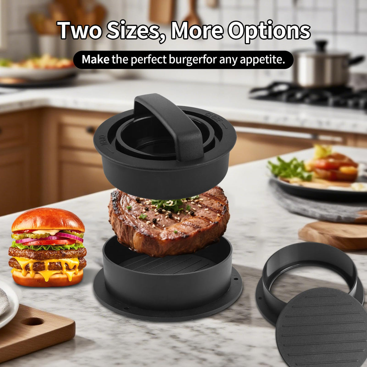Haultery 42PCS burger turner for even searing and lifting