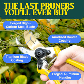 Haus & Garten ClassicPRO ergonomic grip highlights comfortable pruning sessions.