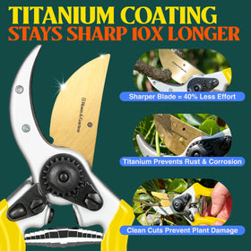Haus & Garten ClassicPRO heavy-duty blade shown for tough pruning tasks.