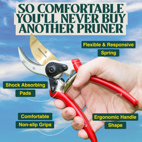 Haus & Garten ClassicPRO compact pruning tool in a gardener's hand.