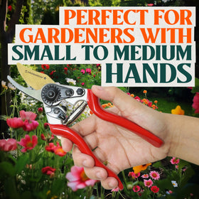 PrecisionPRO angled-cut head shown for clean, controlled pruning tasks.