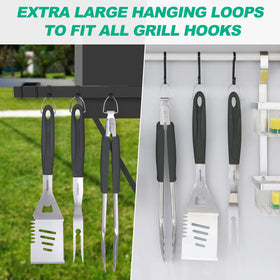 HAUSHOF easy-clean design and hanging loops for convenient storage.