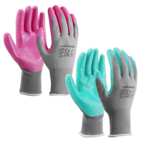 HAUSHOF gardening gloves for women with thorn-proof design protect hands during pruning.