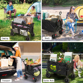 HAUSPROFI ideal for groceries, garden tools, beach days, and camping
