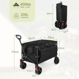 HAUSPROFI folds quickly to a compact size for trunk storage