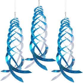 Hausse bird-repellent spiral reflectors spin in sunlight to deter birds.