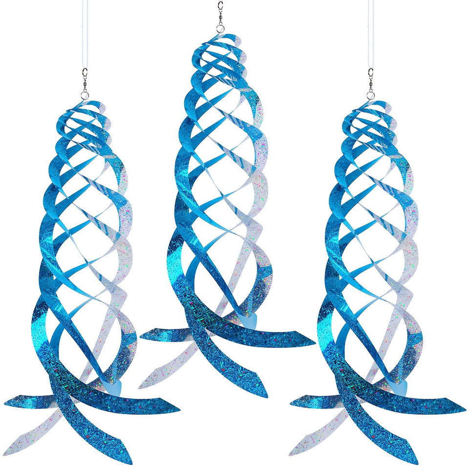 Hausse bird-repellent spiral reflectors spin in sunlight to deter birds.