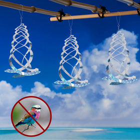 Hausse garden decor spinner spins beautifully while protecting crops.