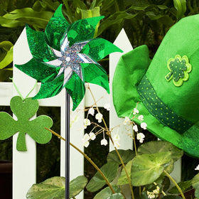 Hausse kid-friendly decor pinwheels add playful color outdoors