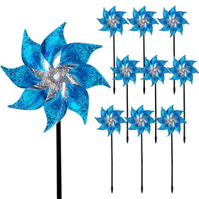 Hausse reflective pinwheels assembly ready for quick garden setup to deter birds