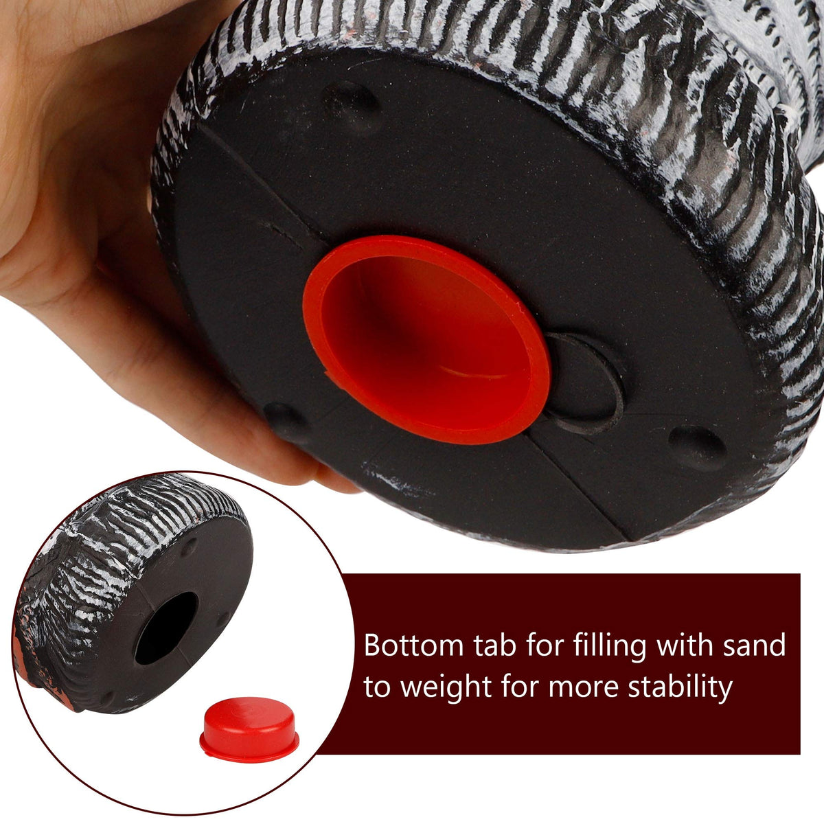 Hausse sturdy plastic owl deterrent for gardens and barns