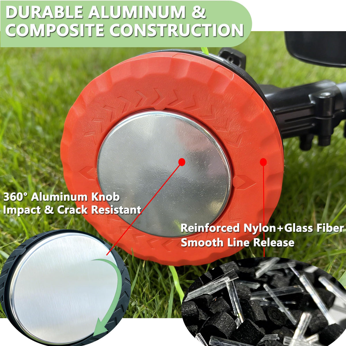 HAUYUTAIS quick-load head with Echo compatibility speeds yard maintenance.