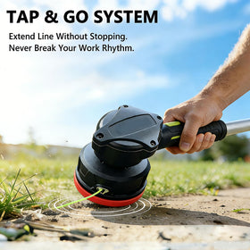 HAUYUTAIS head works with Ego trimmers for smooth bump-feed operation.