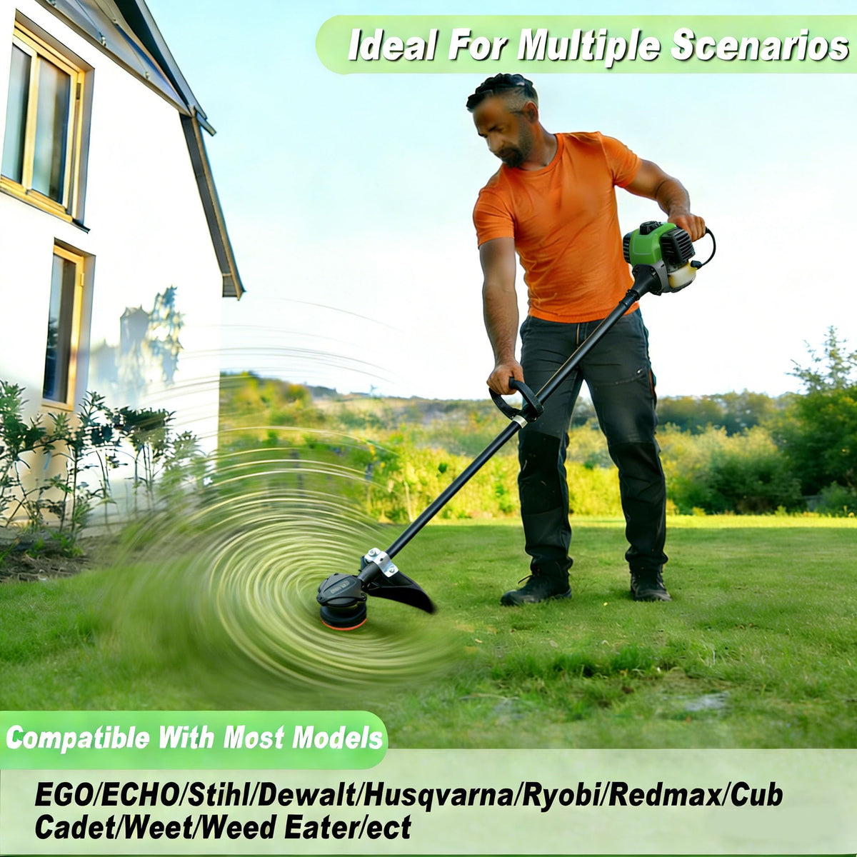 HAUYUTAIS head fits Husqvarna trimmers for quick reloads and durable performance.