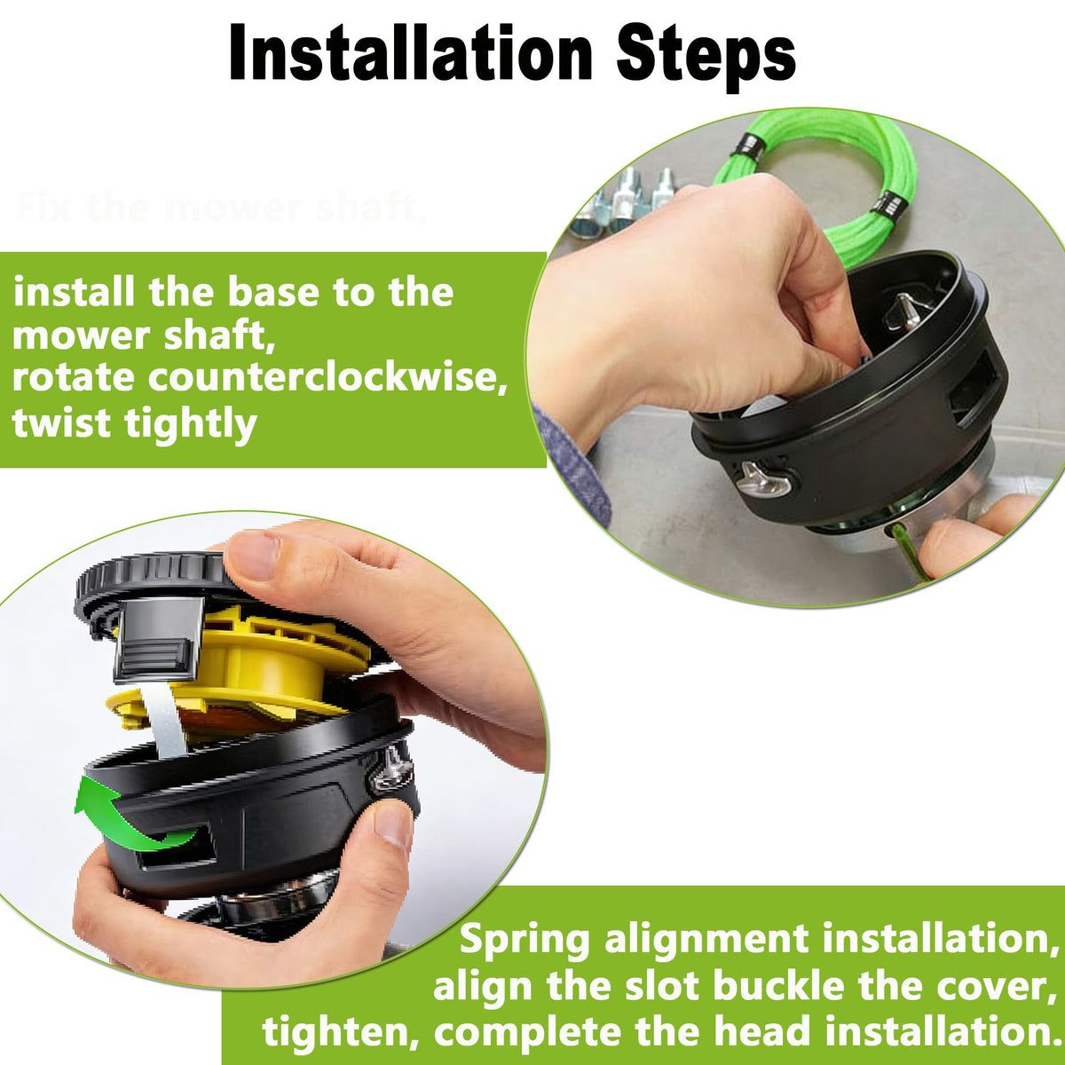 HAUYUTAIS adapter kit ensures fit on Poulan Pro models.