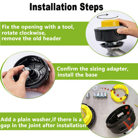 HAUYUTAIS head fits Worx tools for reduced downtime.
